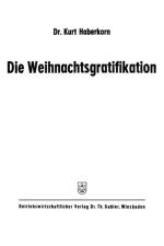 Die Weihnachtsgratifikation af Kurt Haberkorn