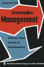 Grundzuge Des Management af Kurt Junckerstorff