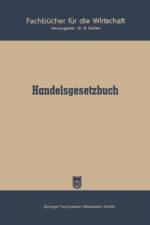 Handelsgesetzbuch Vom 10. Mai 1897 Ohne Seerecht)