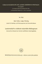 Landwirtschaft Im Stadtisch-Industriellen Ballungsraum af Ludger Wierling