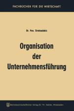 Organisation Der Unternehmensfuhrung af Panagiotis Stratoudakis