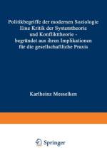 Politikbegriffe Der Modernen Soziologie af Karlheinz Messelken