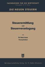 Steuerermittlung Und Steuerveranlagung af Hans Lucas
