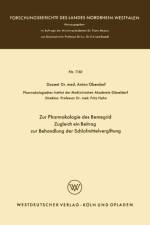 Zur Pharmakologie Des Bemegrid Zugleich Ein Beitrag Zur Behandlung Der Schlafmittelvergiftung af Anton Oberdorf