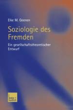 Soziologie Des Fremden af Elke Geenen