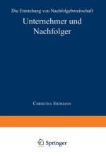 Unternehmer Und Nachfolger af Christina Erdmann