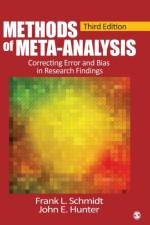 Methods of Meta-Analysis af Frank L. Schmidt