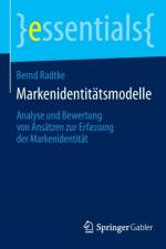 Markenidentitatsmodelle af Bernd Radtke