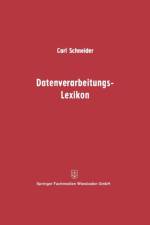 Datenverarbeitungs-Lexikon af Carl Schneider
