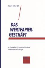 Das Wertpapiergeschaft af Gert Krettek