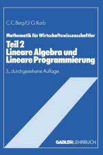 Lineare Algebra Und Lineare Programmierung af Claus C Berg