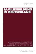 Familienbildung in Deutschland af Jurgen Cromm