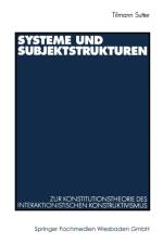 Systeme Und Subjektstrukturen af Tilmann Sutter