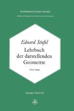 Lehrbuch Der Darstellenden Geometrie af E Steifel
