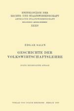 Geschichte Der Volkswirtschaftslehre af Edgar Salin