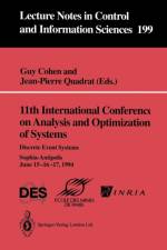 11th International Conference on Analysis and Optimization of Systems: Discrete Event Systems