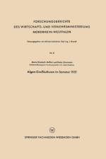 Algen-Grosskulturen Im Sommer 1951 af Maria-Elisabeth Meffert