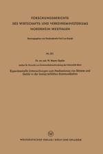 Experimentelle Untersuchungen Zum Mechanismus Von Stimme Und Gehoer in Der Lautsprachlichen Kommunikation af Werner Meyer-Eppler