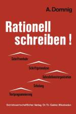 Rationell Schreiben! af Annemarie Domnig