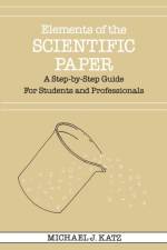 Elements of the Scientific Paper af Michael J. Katz