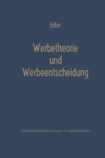 Werbetheorie Und Werbeentscheidung af Folkard Edler