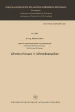 Schmierwirkungen in Schmiedegesenken af Hartmut Tolkien