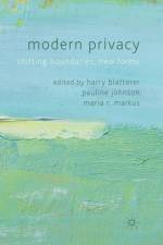 Modern Privacy af Harry Blatterer
