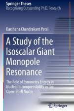 Study of the Isoscalar Giant Monopole Resonance af Darshana Chandrakant Patel