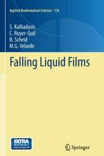 Falling Liquid Films af M. G. Velarde