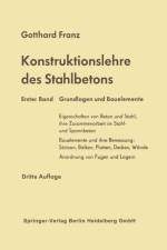Konstruktionslehre des Stahlbetons af Gotthard Franz