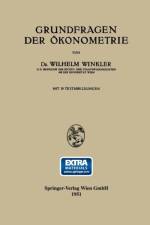Grundfragen Der OEkonometrie af Wilhelm Winkler