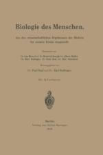Biologie Des Menschen af Paul Saxl