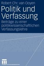 Politik Und Verfassung af Robert Chr Van Ooyen