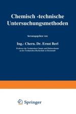 Chemisch-Technische Untersuchungsmethoden af Berl Lunge