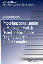 Photofunctionalization of Molecular Switch Based on Pyrimidine Ring Rotation in Copper Complexes af Michihiro Nishikawa