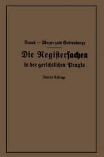 Die Registersachen af Arthur Brand