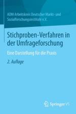 Stichproben-Verfahren in Der Umfrageforschung af Adm Arbeitskreis Deutscher Markt- Und Sozialforschungsinstitute E V