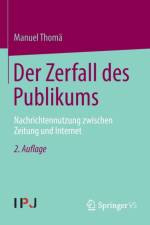 Der Zerfall Des Publikums af Manuel Thoma