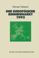 Der Europaische Binnenmarkt 1993