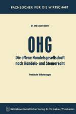 Die Ohg Nach Handels- Und Steuerrecht af Otto J Hoeres