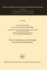 UEber Die Aufarbeitung Von Ruckstanden Aus Der Altschmieroelraffination af Fritz Glaser