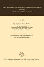 Untersuchung UEber Die Genauigkeit Von Multimomentstudien af Peter Mevert