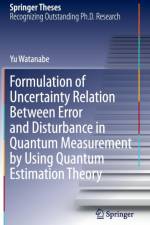 Formulation of Uncertainty Relation Between Error and Disturbance in Quantum Measurement by Using Quantum Estimation Theory af Yu Watanabe