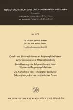 Quell- Und Loesereaktionen an Polyacrylnitrilfasern Zur Erkennung Einer Hitzebehandlung. Beeinflussung Von Polyamidfasern Durch Wasserstoffsuperoxydbleichen. Die Aufnahme Von Temperatur-Langungs-Schrumpfungs-Kurven Synthetischer Fasern af Werner Bubser
