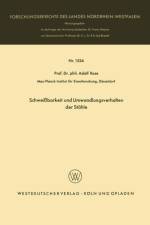 Schweissbarkeit Und Umwandlungsverhalten Der Stahle af Adolf Rose