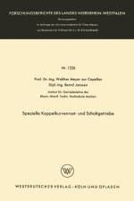 Spezielle Koppelkurvenrast- Und Schaltgetriebe