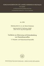 Verfahren Zur Erkennung Und Unterscheidung Von Chemiefaserstoffen af Maria Stratmann