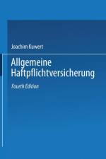 Allgemeine Haftpflichtversicherung af K J Kuwert