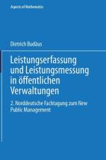Leistungserfassung Und Leistungsmessung in OEffentlichen Verwaltungen