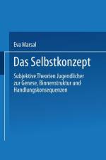 Selbstkonzept -- Subjektive Theorien Jugendlicher Zur Genese, Binnenstruktur Und Handlungskonsequenzen